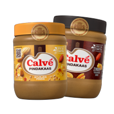 Calvé pindakaas regular of met stukjes pinda